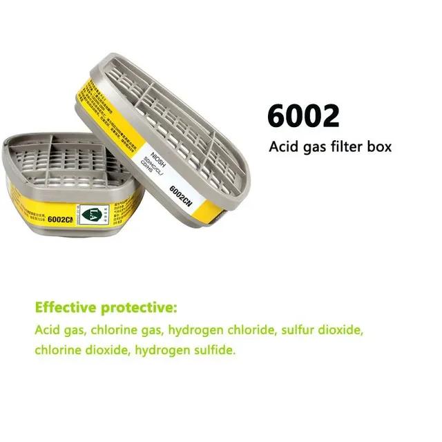 Organic 6001 6002 Filter Cartridge Dustproof Cotton 5N11 501 For 6200/7502/6800 Gas Mask Chemical Respirator Painting Spraying