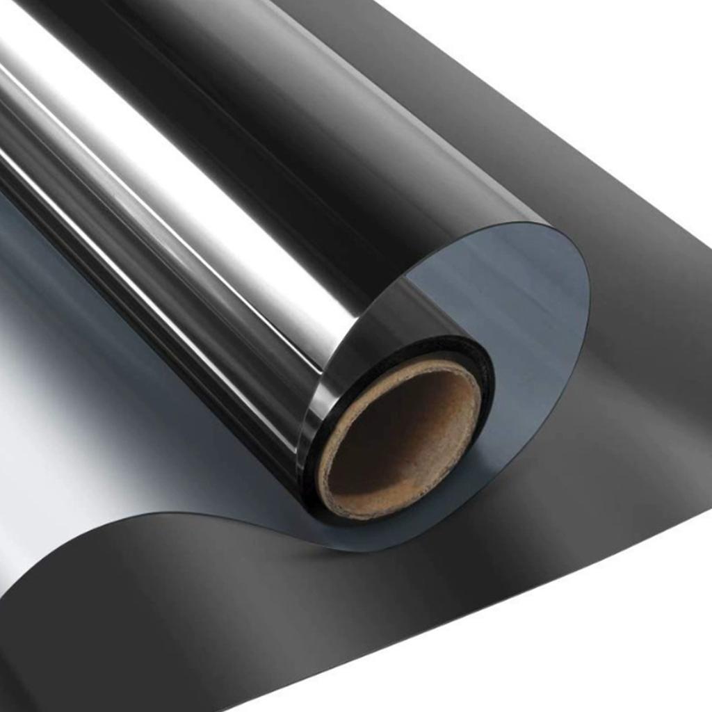 Односторонняя пленка для защиты окон, светоотражающая, блокирующая солнце, теплорегулирующая пленка, дневное покрытие окон, черное