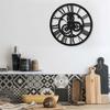 VidaXL Wall Clock Black 30 Cm Acrylic