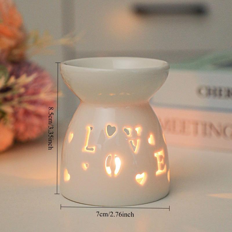 1 шт. керамическая аромалампа полая для эфирных масел креативные домашние поделки