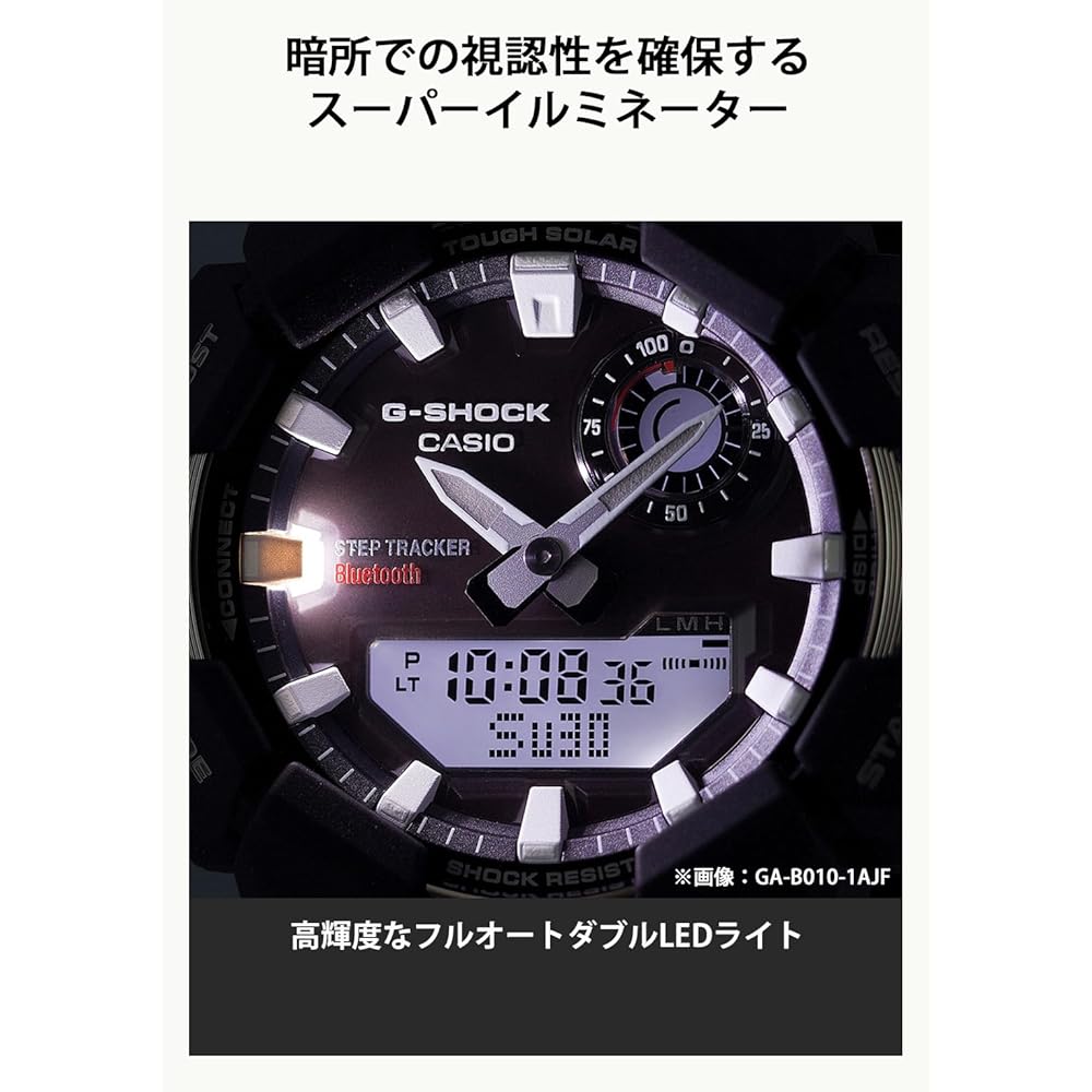 Casio G-Shock GA-B010-1AJF Men's Black Watch Bluetooth Tough Solar Life Log Measurement