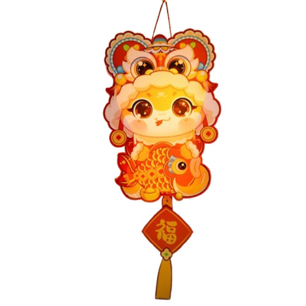 Традиционный новогодний светящийся фонарь в китайском стиле, товары для весеннего фестиваля, весенний фестиваль