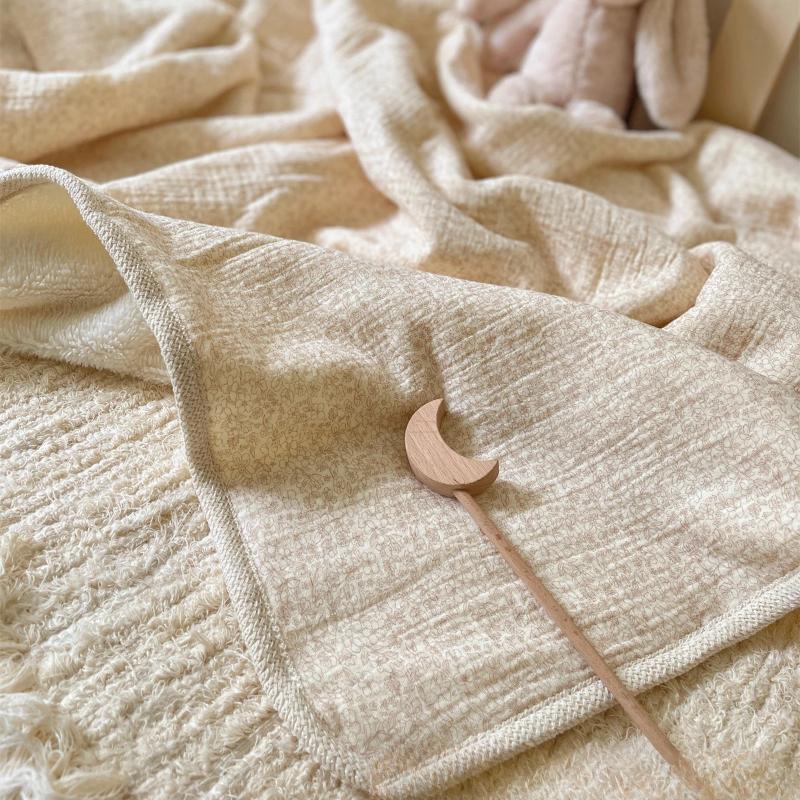 Мягкое хлопковое одеяло для новорожденного, постельное белье, пододеяльник, утолщенное флисовое одеяло для младенца, пеленка для новорожденного, детские аксессуары