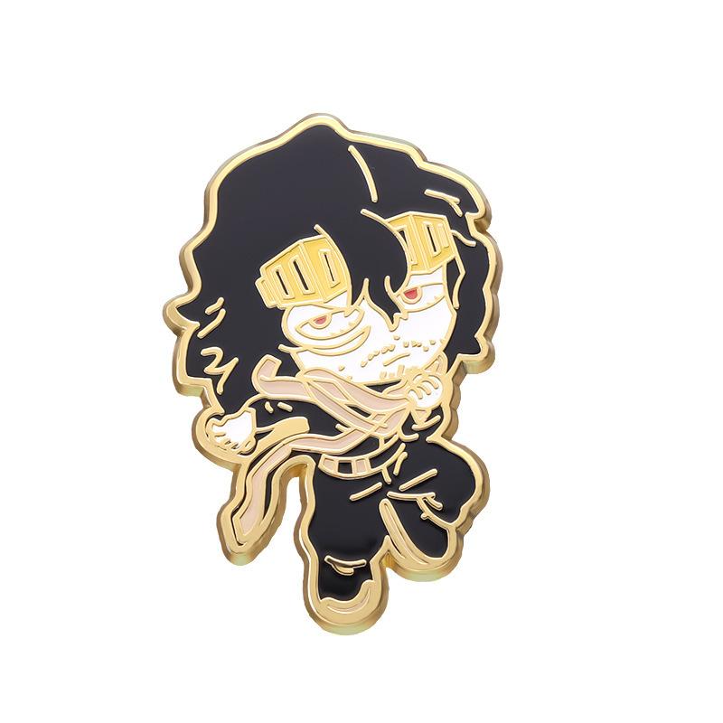Эмалевая очаровательная брошь с дизайном мультяшного персонажа, модный аксессуар для сумок, одежды и