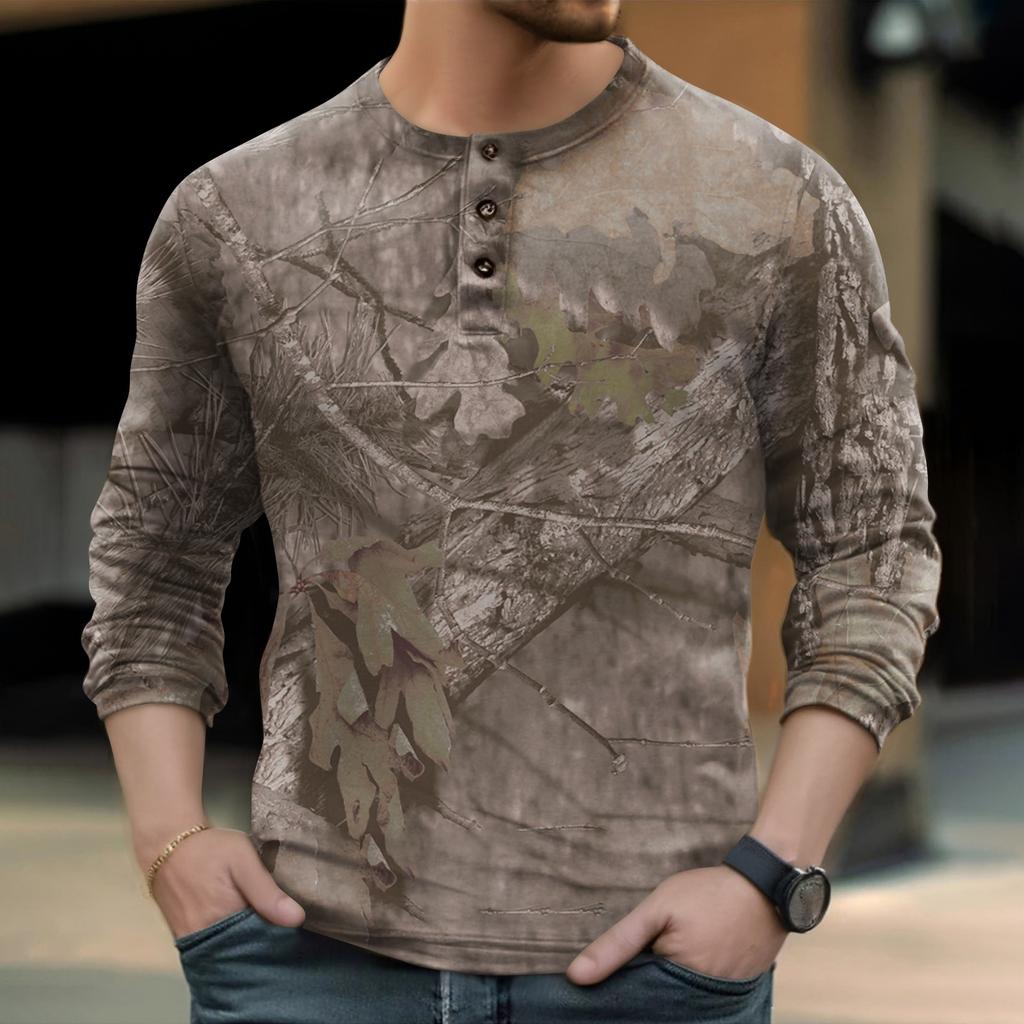 Мужская уличная винтажная модная спортивная футболка с v-образным вырезом и длинным рукавом