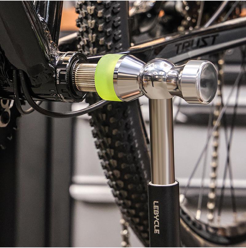 Lebike Multifunctional Workshop Hammer for Bicycle Repair - Iron & Rubber Hammers for Mountain and Road Bikes