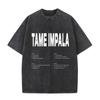 Change Never Look Back Printed Washed T-Shirts Womens Cotton Oversize T Shirt Summer Short Sleeve Tops Casual O-Neck Clothes