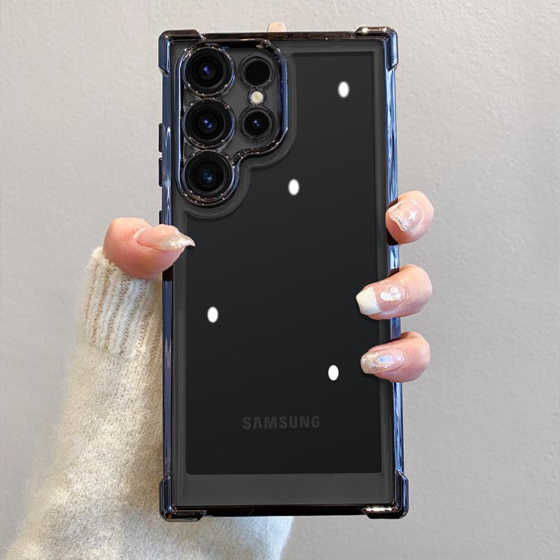Чехол с покрытием и защитой линз для Samsung S26 Ultra, четырехсторонний противоударный защитный чехол-бампер для Galaxy S26 Plus