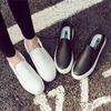 Popular Women's Loafers Leather Spring Trend Casual Flats Female New Popular Slip-on Platform Vulcanized Shoes Women Sneakers