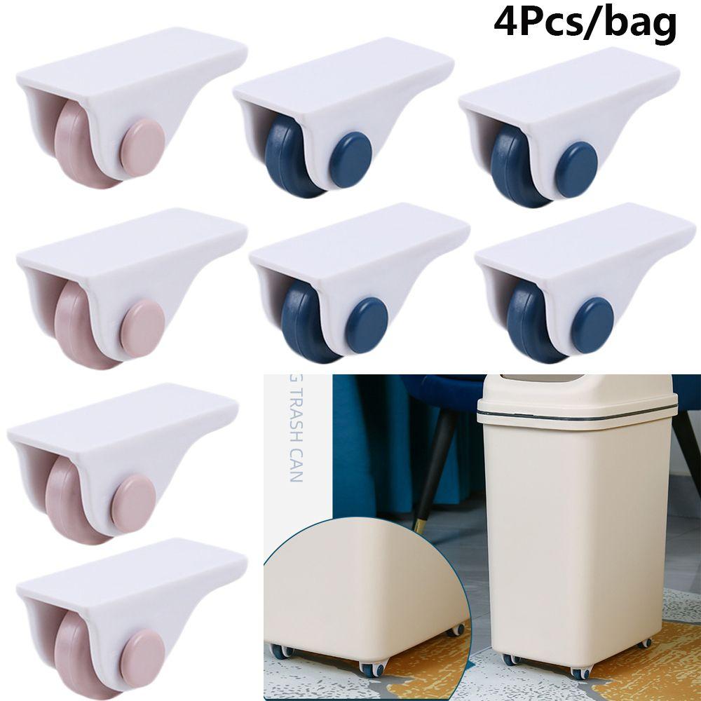 Move Universal No Scratches Furniture Pulley Trash Can Wheels Storage Box Casters Sliding Rollers