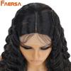 Synthetic Lace Wigs For Black Women Long Body Wave Lace Front Wig Brown Ombre Blond Wigs Heat Resistant Curly Wig