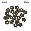 Dollhoues Miniature DIY Doll Clothes Metal Flower Buckles Mini Buttons Clothing Sewing Buckle