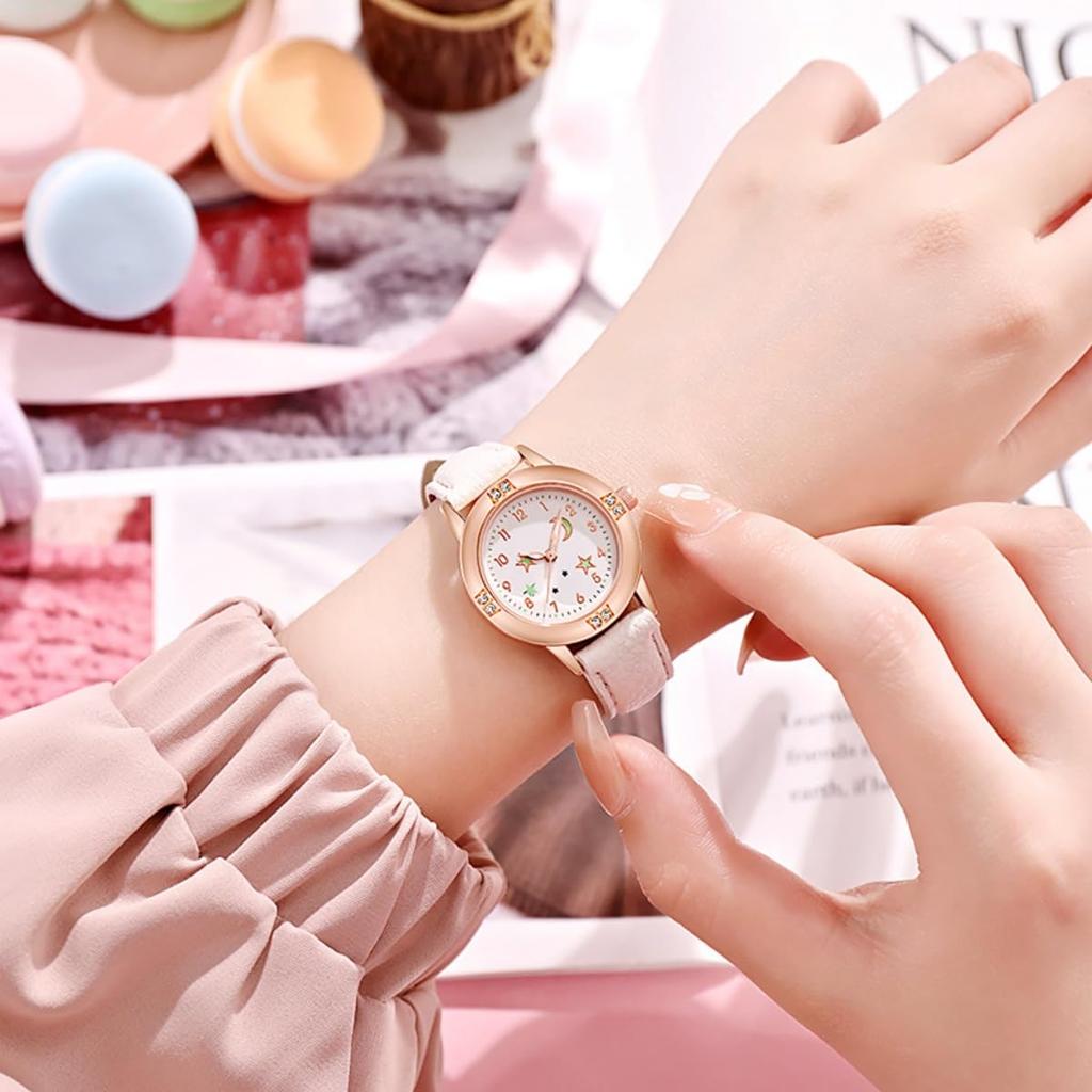 Детские аналоговые часы для девочек и Going to Going to Back to Present Watch, кварцевые, дисплей, детские, милые, день защиты детей, регистрация, школа,