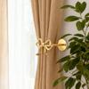 2 шт. Металлические подхваты для штор в виде банта, настенные, не ржавеющие держатели для штор, прочные золотистые подхваты для штор для гостиной, спальни