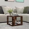 VidaXL Coffee Table Smoked Oak 40x40x30 Cm Engineered Wood 815168
