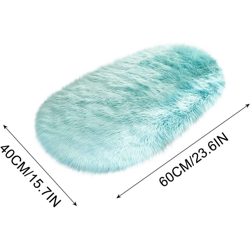 Protection Imitation Wool Long Hair Carpet Non Slip Soft Rugs Faux Fur Sheepskin Rug Bedroom Mats