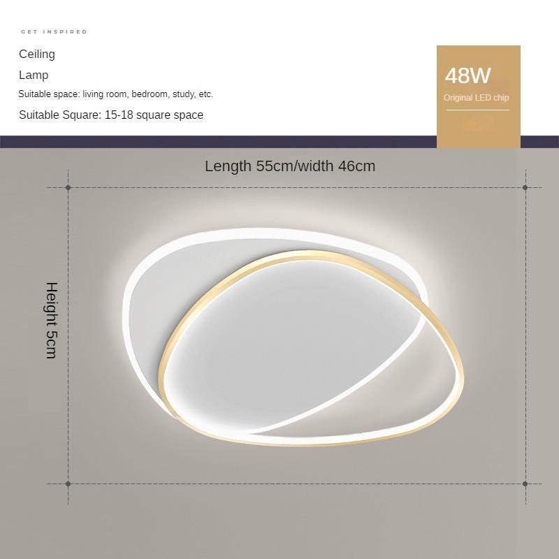 Современные простые потолочные светильники Светодиодные люстры Светильники с регулировкой яркости для спальни Гостиной Столовой Кабинета Внутреннее освещение