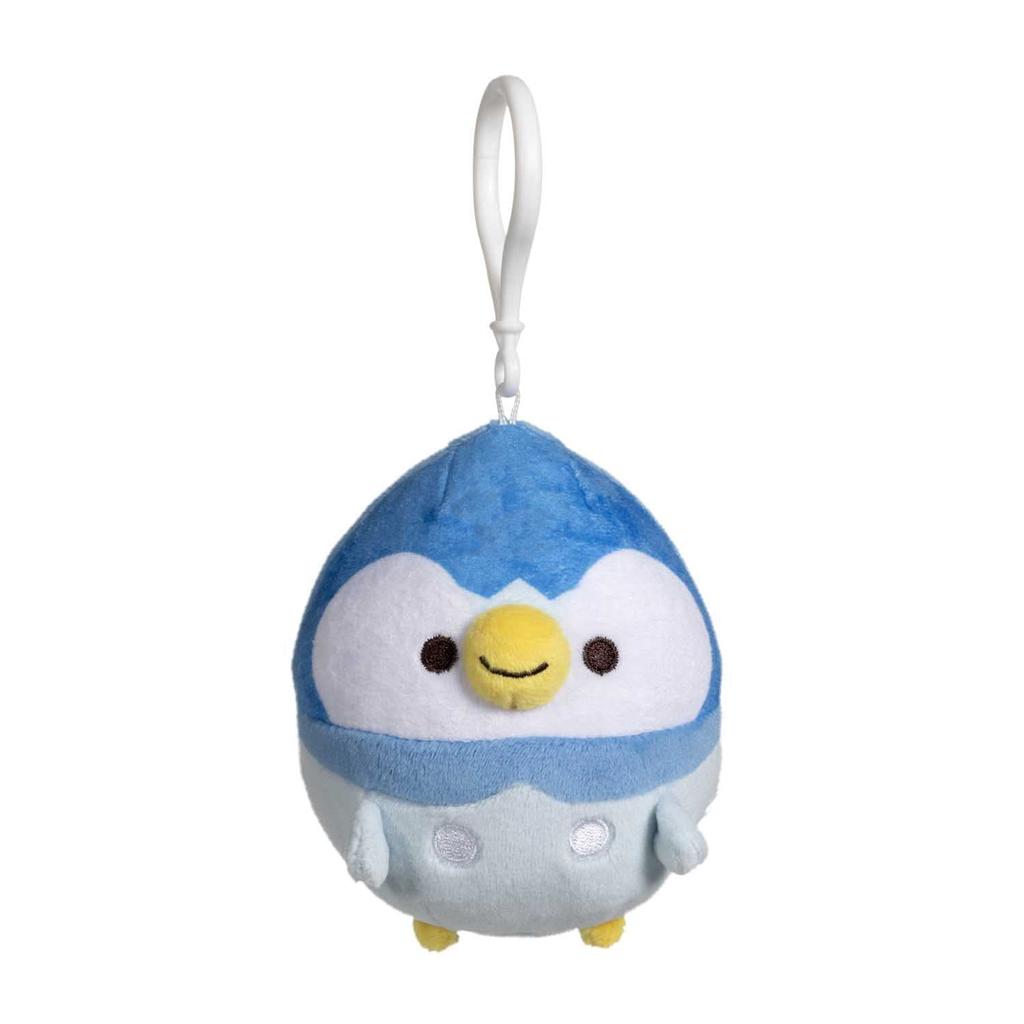 POKEMON Центральная оригинальная мягкая игрушка-талисман из бисера "Мугютто Пиплуп" 10 x 8 x 8 (В x Ш x Г: см)