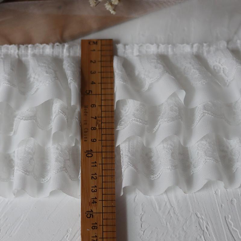 Белая кружевная ткань шириной 91 см, принадлежности для шитья одежды своими руками, ширина 13 см