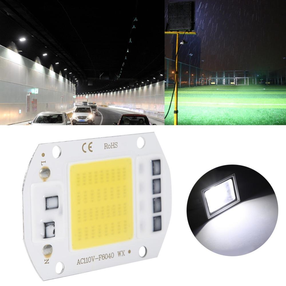 2pcs AC110V COB Spotlight Bulb 50W COB Chip Light For Spotlight Floodlight