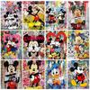 Алмазная мозаика Микки Маус Дональд Дак Картина Стразы Картинка Минни Маус Полная Круглая Новинка Ручная работа Хобби
