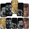 Для iPhone 16 15 X XR Samsung Galaxy S24 S23 Plus Xiaomi Redmi Note 13 12 11 Pro Max 9 10 14 13COPPO Huawei Cover Wallpaper Africa Lion Phone Case