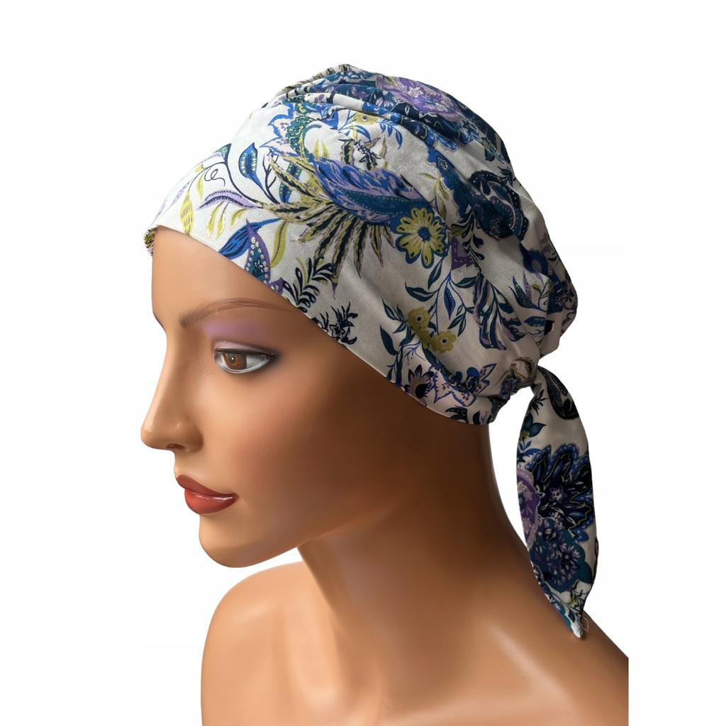 Chusta Damska Tess 424 Z Wiskozy Turban Wiosenny Także Po Chemioterapii