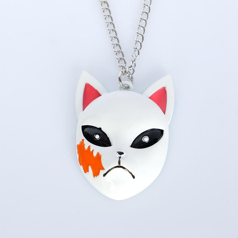 Истребитель демонов Тандзиро, Сабито и Макомо Маски Брелок, Ожерелье с кроликом, Мудзан