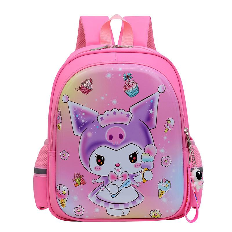 Детский рюкзак Kuromi Melody Spider Man Elsa с дышащими лямками с воздушной подушкой для школьниц