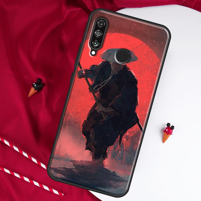 Япония Самурай Ниндзя Для Huawei Nova 9 SE 10 5T Y90 Y70 Y60 Y61 Y91 Y72 12i 12s 11i P60 Pro P20 P30 P40 Lite Чехол