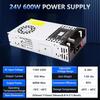 Регулируемый источник питания постоянного тока 0-24 В 600 Вт со светодиодным дисплеем, преобразователь 110 В в 24 В AC/DC для светодиодных фонарей, автомобильной стереосистемы, автомобильного использования