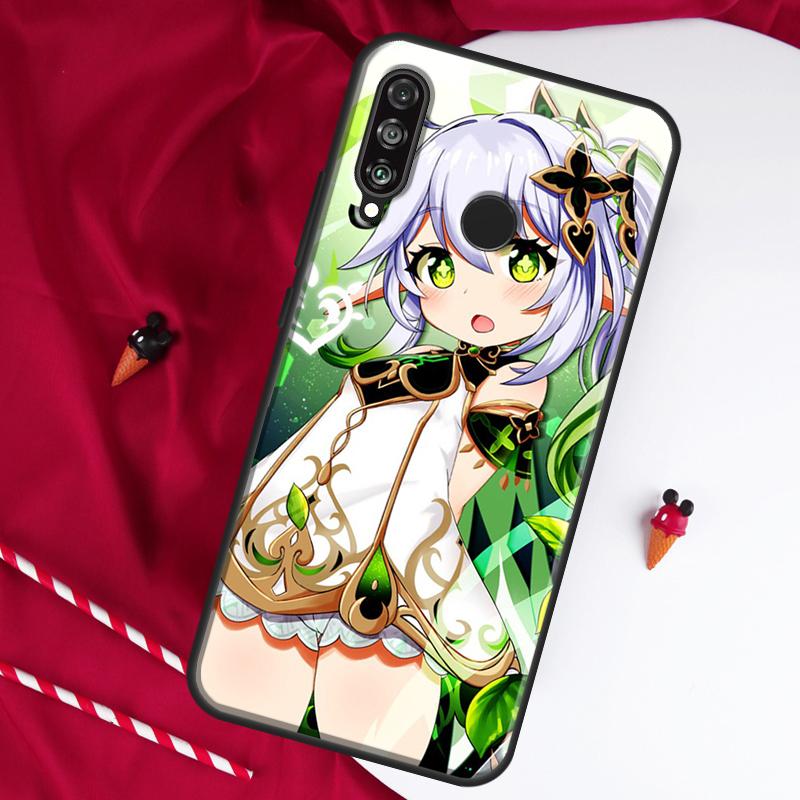 Кейс для Huawei Nova 10 SE 9 5T 12s 12i 11i Y91 Y90 Y60 Y70 Y72 Y61 P20 P30 P40 Lite P60 Pro с Нахидой из Genshin Impact