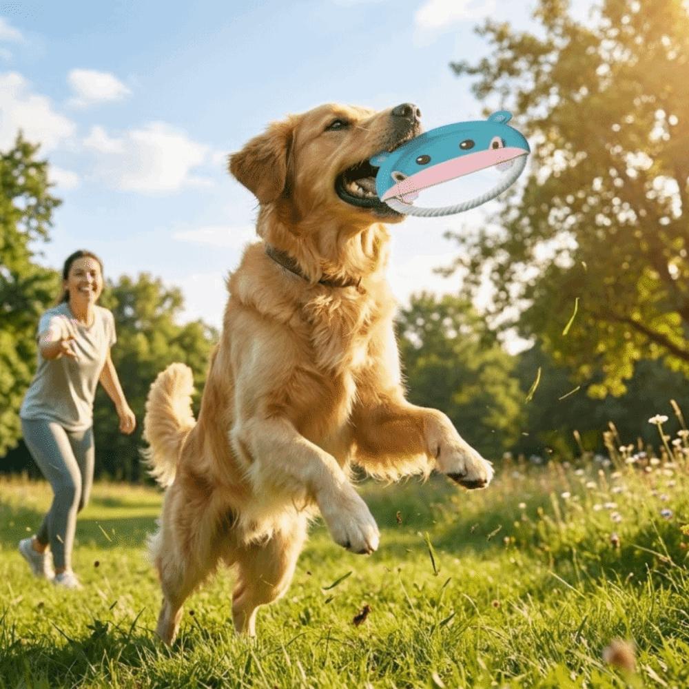 Durable Interactive Dog Toy Soft Puppy Chew Toy Pet Accessories Dog Flying Disc Outdoor Game