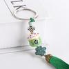 Cat Random Tassel Chinese Knot Weaving Key Chains Key Holder Lucky Cat Keychain Lucky Cat Keyring