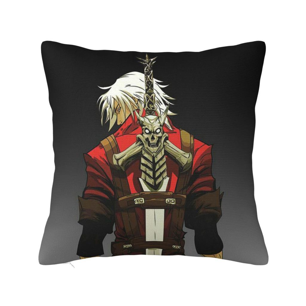 Modern Hazbin Alastor Buddy Cartoon Anime Pillowcase Cushion Comfort Throw Pillow Sofa Cushions Used for Home Living Room