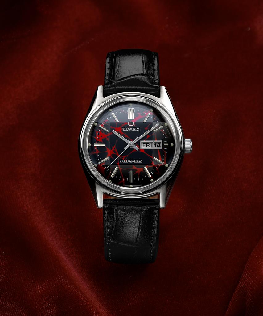 Taimaegseu Q Timex Red Vega Reissue Quartz Watch 38Mm