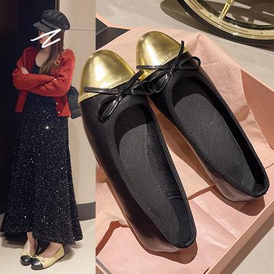 Модные женские лоферы с бантом-бабочкой, модные неглубокие слипоны, женские удобные туфли на плоской подошве, 2024 весна, женская удобная обувь