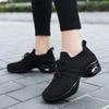 New Fashion Simple Solid Color Soft Sole Comfortable Mom Shoes Mesh Breathable Lightweight Casual Lace-up Walking Shoes Sneaker