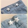 Star No-Sewing Metal Button Waist Adjust Pants Pins Portable Jeans Buttons