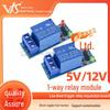 Одноканальный релейный модуль 5В/12В, плата расширения с триггером низкого уровня