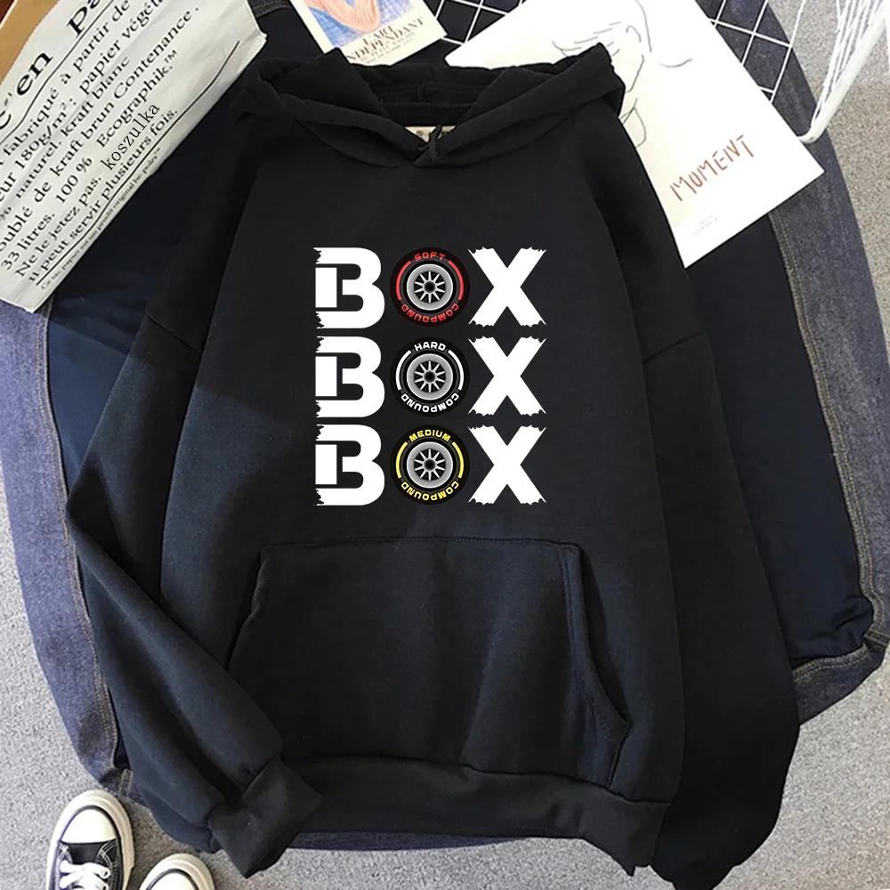 Box Hodies F1 Tyre Compound V2 Sweatshirts Long Sleeve Top Oversized Hooded Funny Games Men Clothing Y2k Clothes