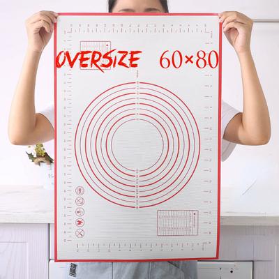 Большой силиконовый коврик для выпечки, раскаточный коврик для замешивания теста с весами, кухонный коврик для теста для пиццы, антипригарный коврик, кухонные принадлежности HMKH YSXX