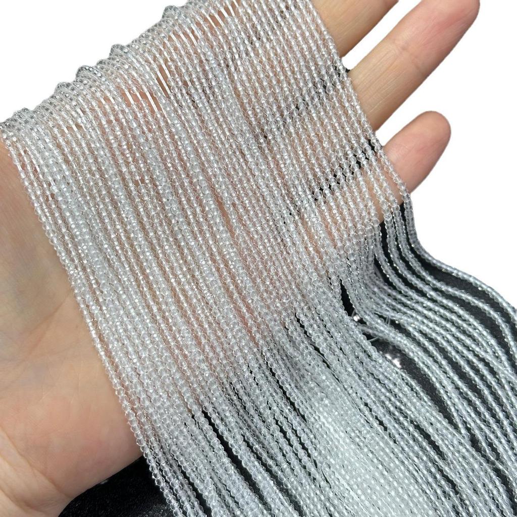 2 мм редкоземельный стеклянный кристалл граненые бусины кисточка ключица цепочка браслет ожерелье аксессуары