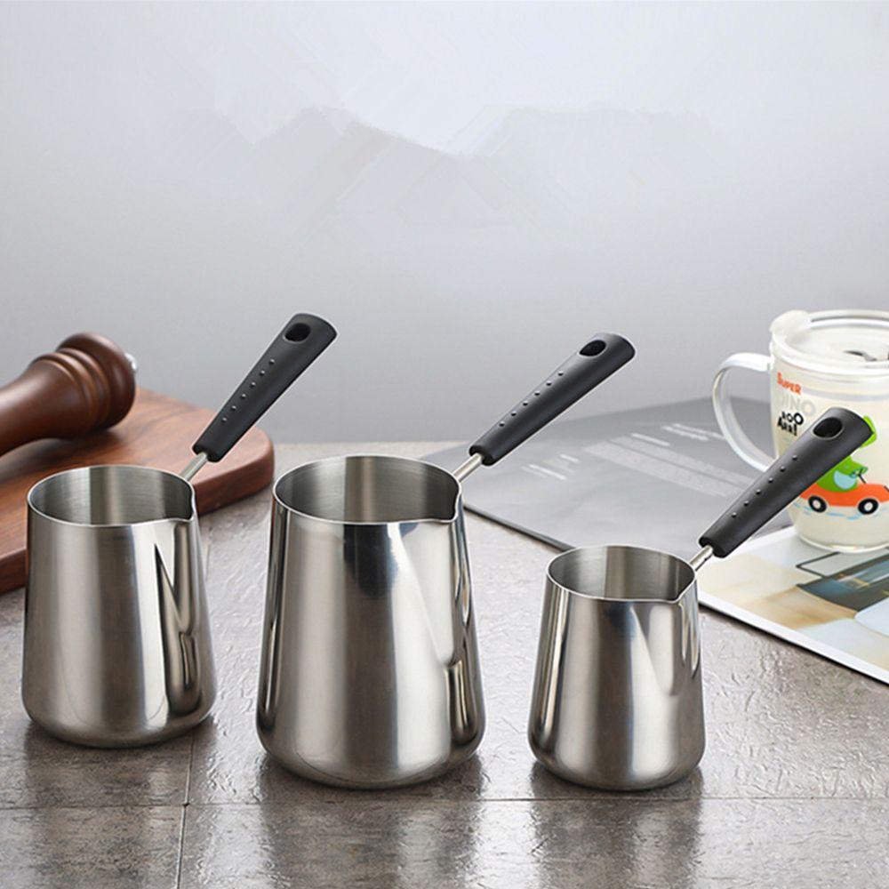 Home Pouring Long Handle Coffee Cup Wax Melting Pot Candle Pitcher Steel Making Jug Tool