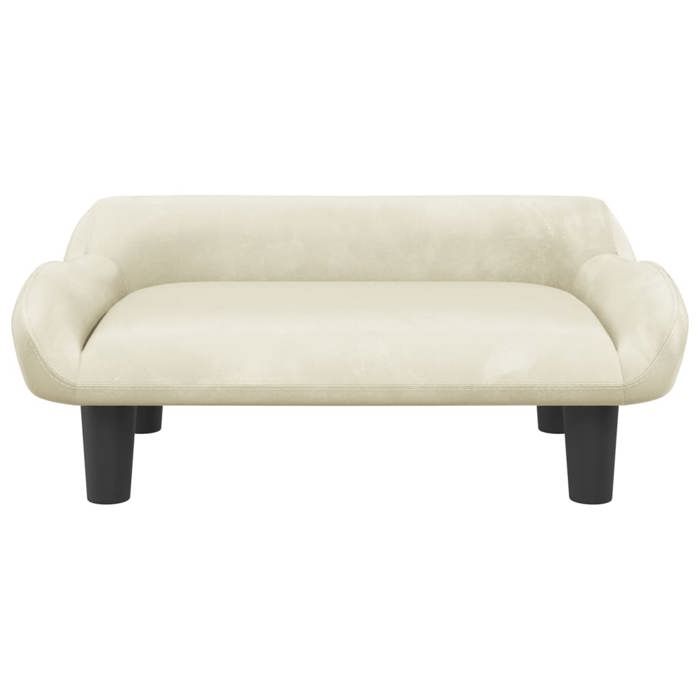 VidaXL Children's Sofa Cream 70x40x24 Cm Velvet, Mini Sofa, Mini Sofa Chair, Mini Sofa for Children, Sofa of 3196355