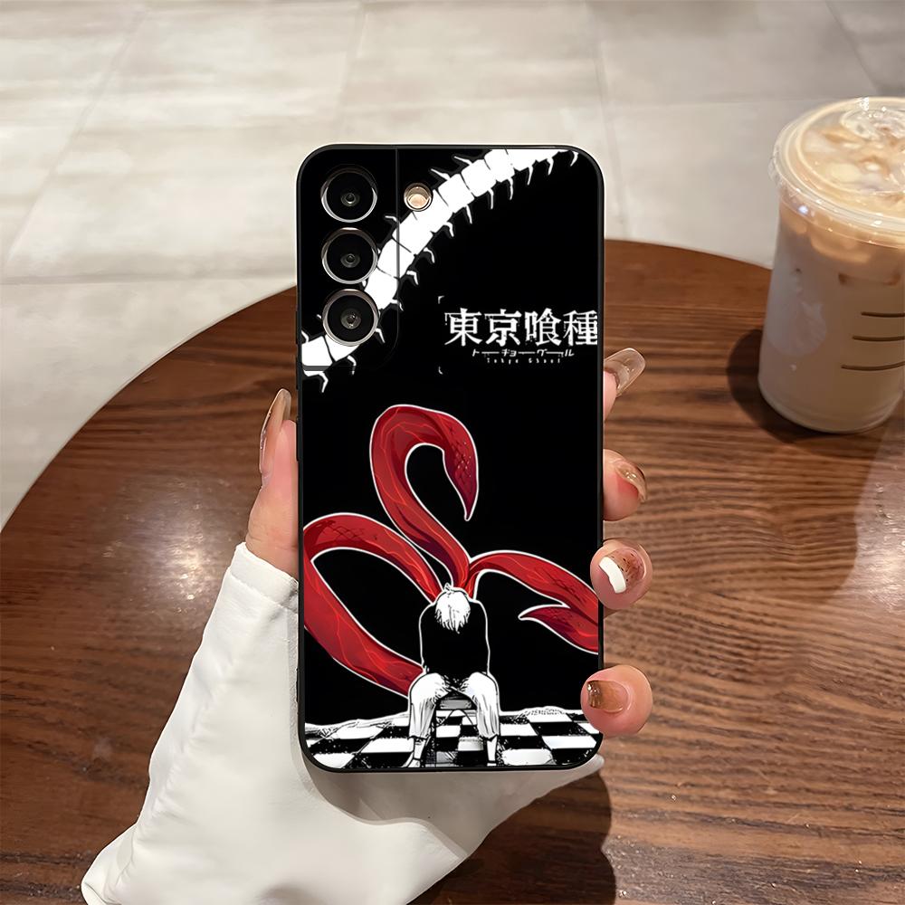 Крутой аниме чехол Tokyo Ghoul для телефона Samsung S26 S24 Ultra S25 S23 Fe S22 S20 S21 Plus A54 A34 A53 A16 Задняя крышка