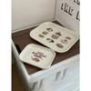 Cute Cartoon Breakfast Tray Table Debris Storage Snacks Ornaments Tray Posing Decorative Props