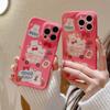 Ins Strawberry Rabbit Cartoon Nice Cherry Good Bunny Phone Case For Iphone 13 12 11 Promax 14 Pro Max Fundas Cute Cover Shell