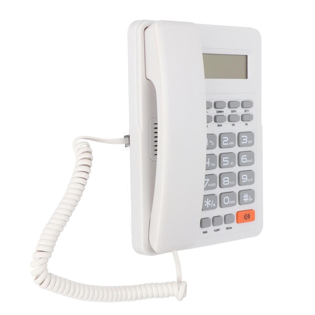 KXT8204CID Телефон Домашний Офисный Гостиничный Телефон Поддержка Полусвободные руки Без батареи(белый )
