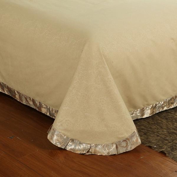 Роскошный сатиновый жаккардовый комплект одинарного, двуспального пододеяльника. Высококачественный европейский свадебный постельный комплект размера кинг. Комплект пододеяльника размера квин.